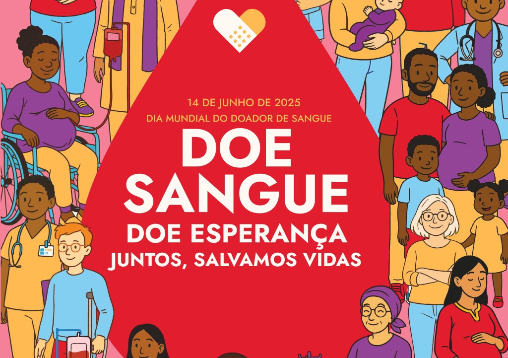 Dia Mundial do Doador de Sangue é celebrado em&nbsp;junho